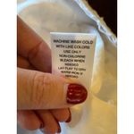 Michael Stars  Dress Women‎ Medium White Eyelet Sleeveless Shirt Dress Vest NWT Photo 10