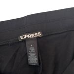 EXPRESS Black Leggings Faux Leather Detail Sz S Photo 2