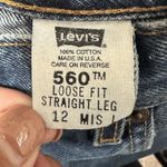 Levi's Vintage 560 Jeans Womens 12 Loose Fit Straight Leg High Waist Medium Wash Photo 5