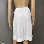 Vintage Sears Half Slip Medium Tall Fortel Modesty Panel White Pillow Tab 70s Photo 4