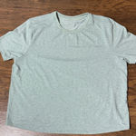Outdoor Voices  Heathered Tees in Blue and Green Photo 0
