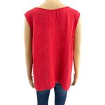 Y2K VINTAGE XL Half Moon Bay Red 100% Silk Chinese New Year Floral Top Shirt Photo 3