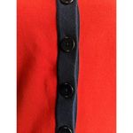 Banana Republic  Tipped Sweater Jacket Red Navy M New Photo 4