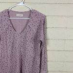 Lucky Brand  Purple floral Thermal Top size S Photo 5