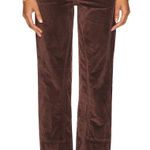 Free People NWT Risk Taker High Rise Straight Corduroy Pants Brown Size 29 Photo 0