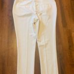 Cato NWT Stretch Pants Small Petite White Mid-Rise Slim Poly / Spandex classic Photo 6