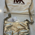 Michael Kors  Shimmering Gold Shoulder Bag Photo 0