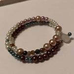 Women’s Stretchy Spiral Bracelet Faux Pearl Beaded / Rhinestone Multi Color Photo 7