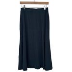 Eileen Fisher  Green Knee Length Skirt Sz PS Photo 3