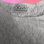 Vintage Kleid’s White Lacy / Floral Lace Baby Tee Shirt Top Photo 9