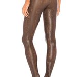 Spanx Faux Leather Snakeskin Leggings 20265R Brown Snakeskin Medium Photo 9