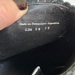 Jack Rogers Tori Black Leather Fabric Ankle Boots Size 8.5 Photo 6