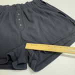 Free People  Intimately Shorts Womens Small Blue Waffle Knit Stretch Lounge Comfy Photo 8