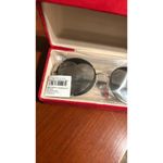 Carolina Herrera Round Heart Shape Sunglasses Gold Bick Photo 7