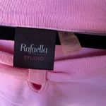 Rafaella  Short Sleeve Top Women's Pink Casual Baby Tee Peekaboo Neckline Y2K Photo 1