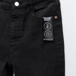 ZARA Faded Black Vintage Warm Skinny Jeggings Jeans Photo 4