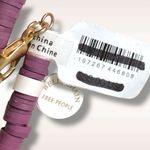 Free People Wanderin Belly Chain in Purple Puka Shell NWT Necklace Beach Summer Photo 7