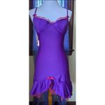Victoria's Secret Victoria Secret Sexy Little Things Pink/Purple Night Gown Size 34B Tulle Bow Photo 1