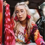 Quay Australia 💕QUAY💕 Seeing Stars Sunglasses Gold/Clear Blue Light NWT Gradient Round UV Photo 3