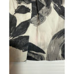 Ann Taylor  Petite 2P Floral Print Cotton Blend Dress‎ Black Gray White stained Photo 4