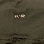 Strut this  Women’s Black Mesh Bottom Leggings Photo 6