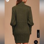 Fresh Perspective Olive Green Knit Turtleneck Sweater Dress Size XS Photo 1