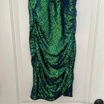 Grace Karin NWT  Sequin Sparkly Glitter Ruched Wrap V-neck Bodycon Dress Sz S Photo 6