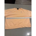 Jordan Sweatshirt Women's Small Peach Crew Neck Pullover Loose Fit activewear Photo 2