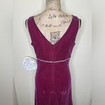 NTM Vintage Scott McClintock Iridescent Overlay Burgundy Empire Waist Gown Sz 12 Red Photo 11