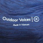 Outdoor Voices  Blue Sleeveless Racerback Yoga Workout Athletic Tank Crop Top M Photo 2