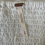 Free People  Women‎ Crop Top M White Danelle Ruffle Layer Boho Festival Coquette Photo 1