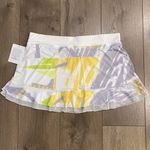 Sofibella‎ 13” Canvas Mid Rise Ruffle Floral Print Tennis Skirt Size XL White Photo 3