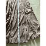 Vintage Skirt Womens Med Brown Maxi Boho Festival Cottagecore Prairie Western Photo 3