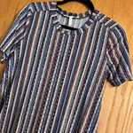 BCBGeneration Short Sleeve Stripe Design Dress Photo 1