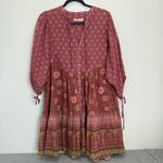 Spell and the Gypsy Utopia Tunic Mini Dress in Berry Size L Pink Size L Photo 1