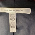 Diane Von Furstenberg 
Silk Floral Print Blazer Size 12 Photo 10