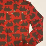 NWT Tea Collection Adult Pajama Top XS Red Photo 6