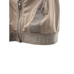 SHEFIT‎ Sports Bra Front Zip Criss Cross Back Adjustable Support3 Luxe Worn Tan Size 3X Photo 1