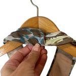 Hoaglund NY Halter Animal Print Beaded Maxi Gown Formal Dress Size 8 Green Photo 10