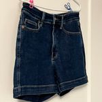 Judy Blue high waist tummy control denim shorts high rise dark wash size medium Photo 4