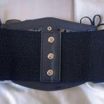 Goth Gothic Alternative Corset Belt Lace Floral Black Photo 4