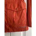 Eddie Bauer  Womens Medium Orange Travex Full Zip Jacket Lightweight Travel Photo 2