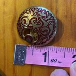 Vintage MMA 1987 Stamped Red & Gold clip ons Photo 7