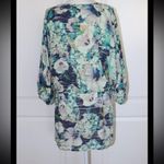 Nanette Lepore Hula Hibiscus Floral Print Cover Up Tunic Size Small Vacation Photo 4