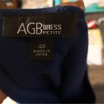 AGB Navy Dress Mini Dress 4P Petite Corporate Siren Casual Preppy Classic Indie Blue Photo 10