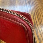Fossil  Bright Red Leather Clutch Photo 6