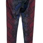 Noli Women's Yoga Snake-Skin Print High Waist Compression Leggings Purple Medium Photo 1