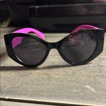 Betsey Johnson Black and Pink Sunglasses Leopard Photo 1