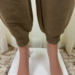 Zenana 2 Pcs Crop Sweatshirt Tracksuit Jogger Pants Set Outfit Active Loungewear XS Dusty Green Photo 6