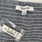 Madewell Softdrape Gwen Crop Vest Top Still Dawn Gray Fitted V Neck US 12 NWT Photo 7